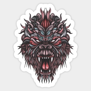 Gorilla color Sticker